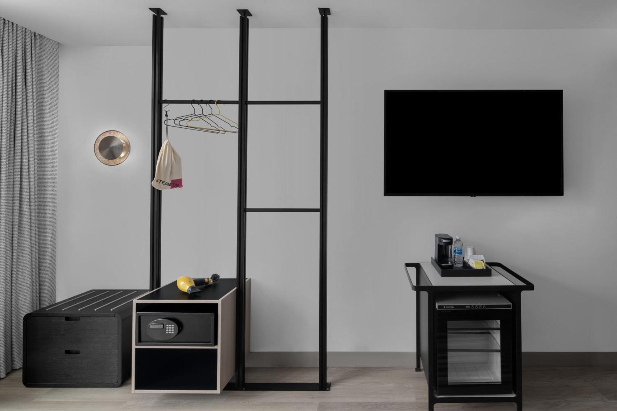 Queen Room with Two Queen Beds, City View and Roll-in Shower - Mobility and Hearing Accessible