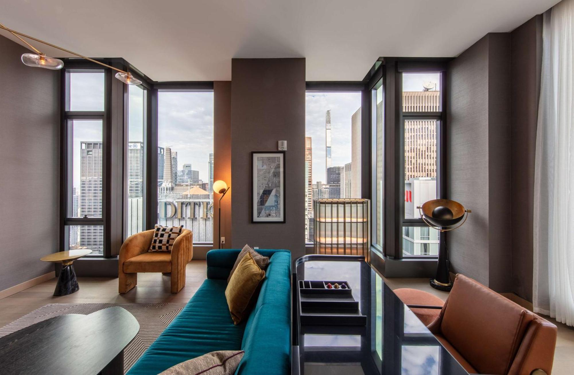 King Suite Skyline View Hearing Accessible