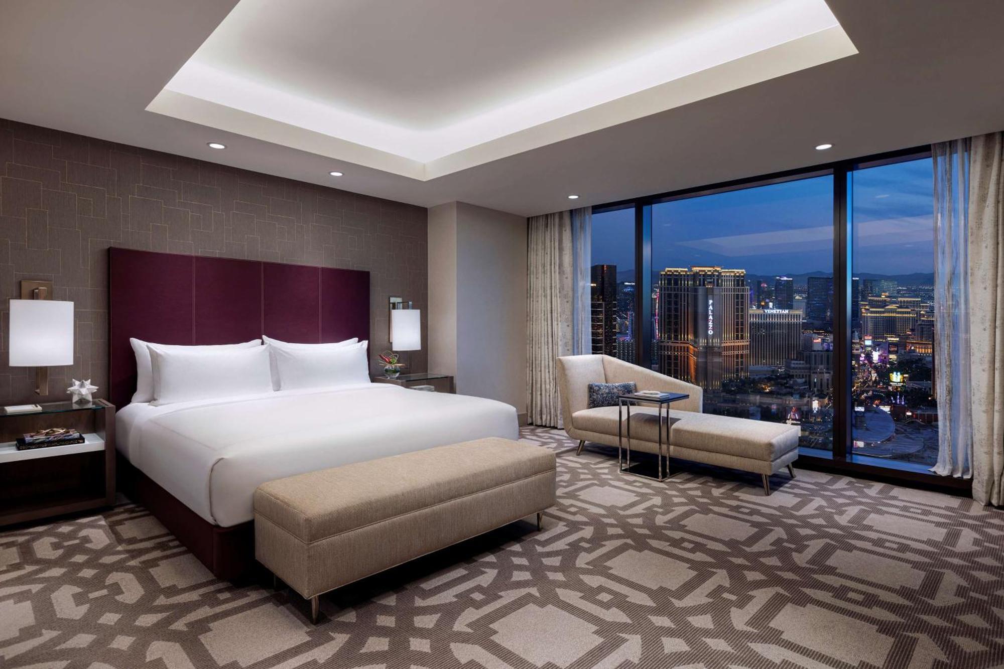 One-Bedroom Entertainment Suite with Strip View