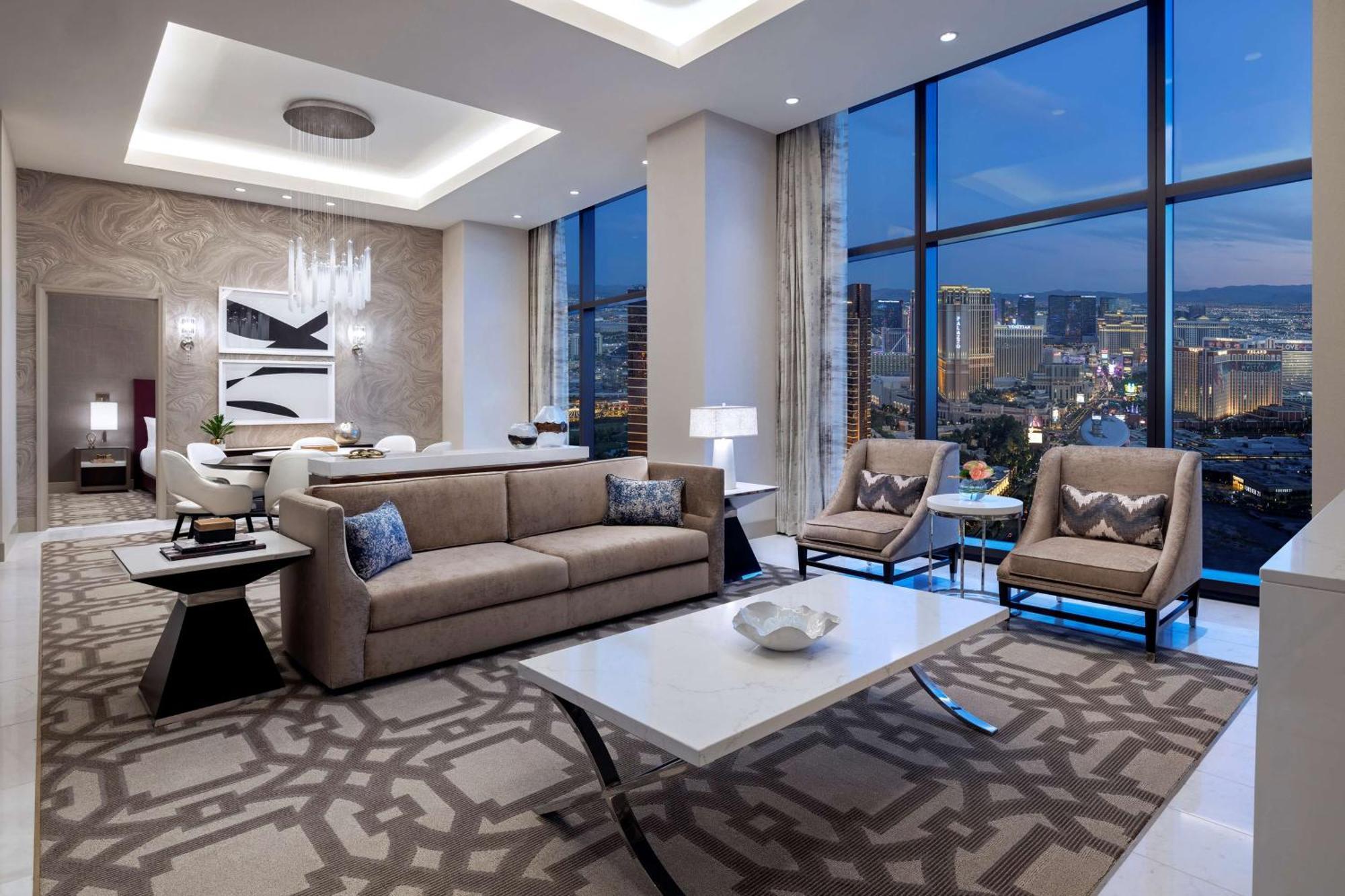 One-Bedroom Entertainment Suite with City View