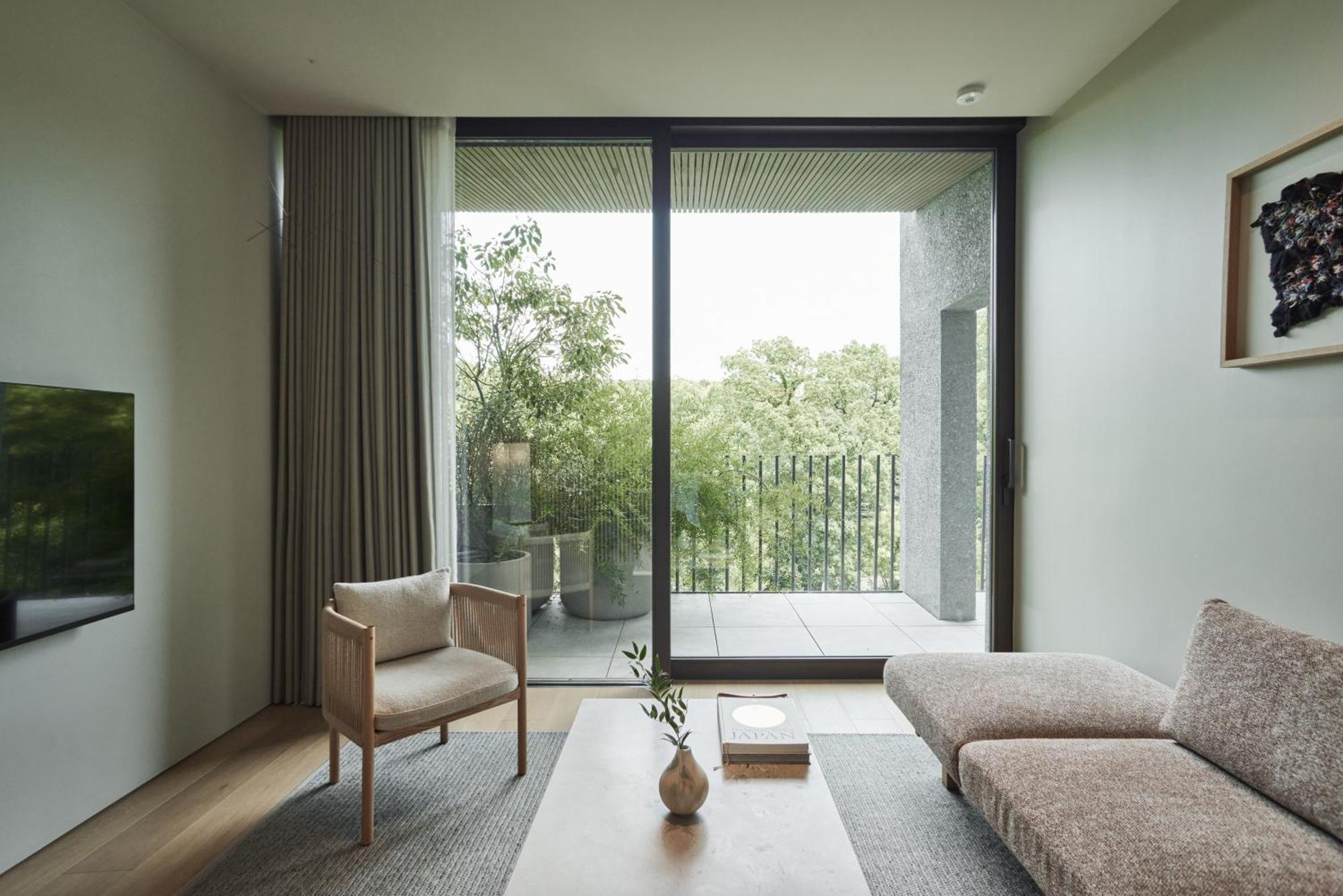 Suite with Balcony and Park View