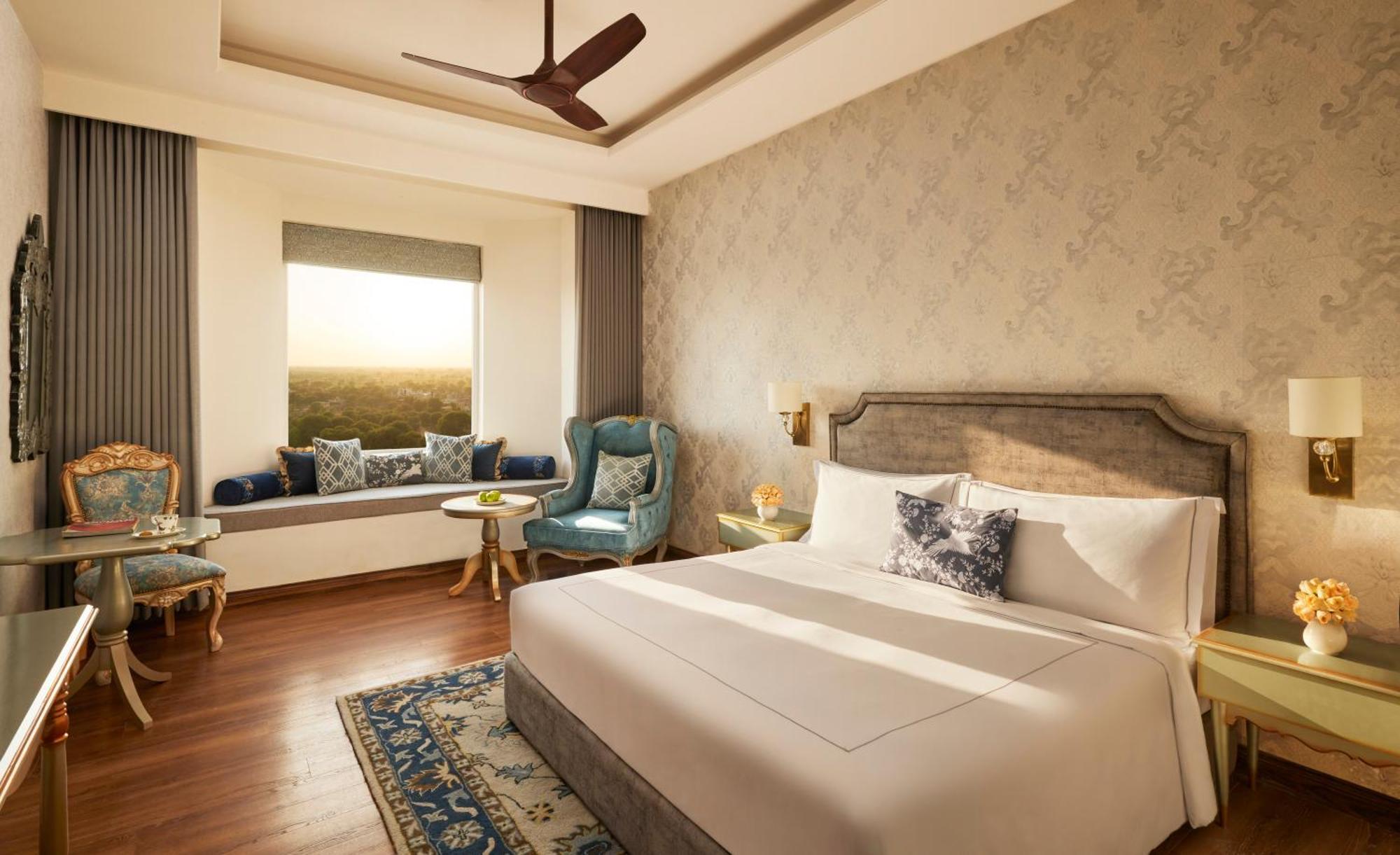 Premier Room - Enjoy 20% on all hotel services,90 mins SPA at the cost of 60 mins,  4 pints of beer on arrival,4 Pcs of laundry, 1+1 on selected beverages at Sheesh Mahal (12PM-6PM), Complimentary Evening Hi-Tea