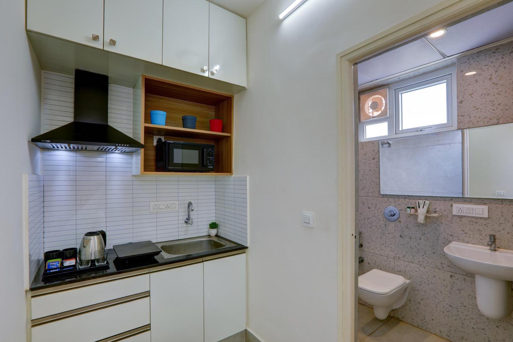 Studio with Balcony
