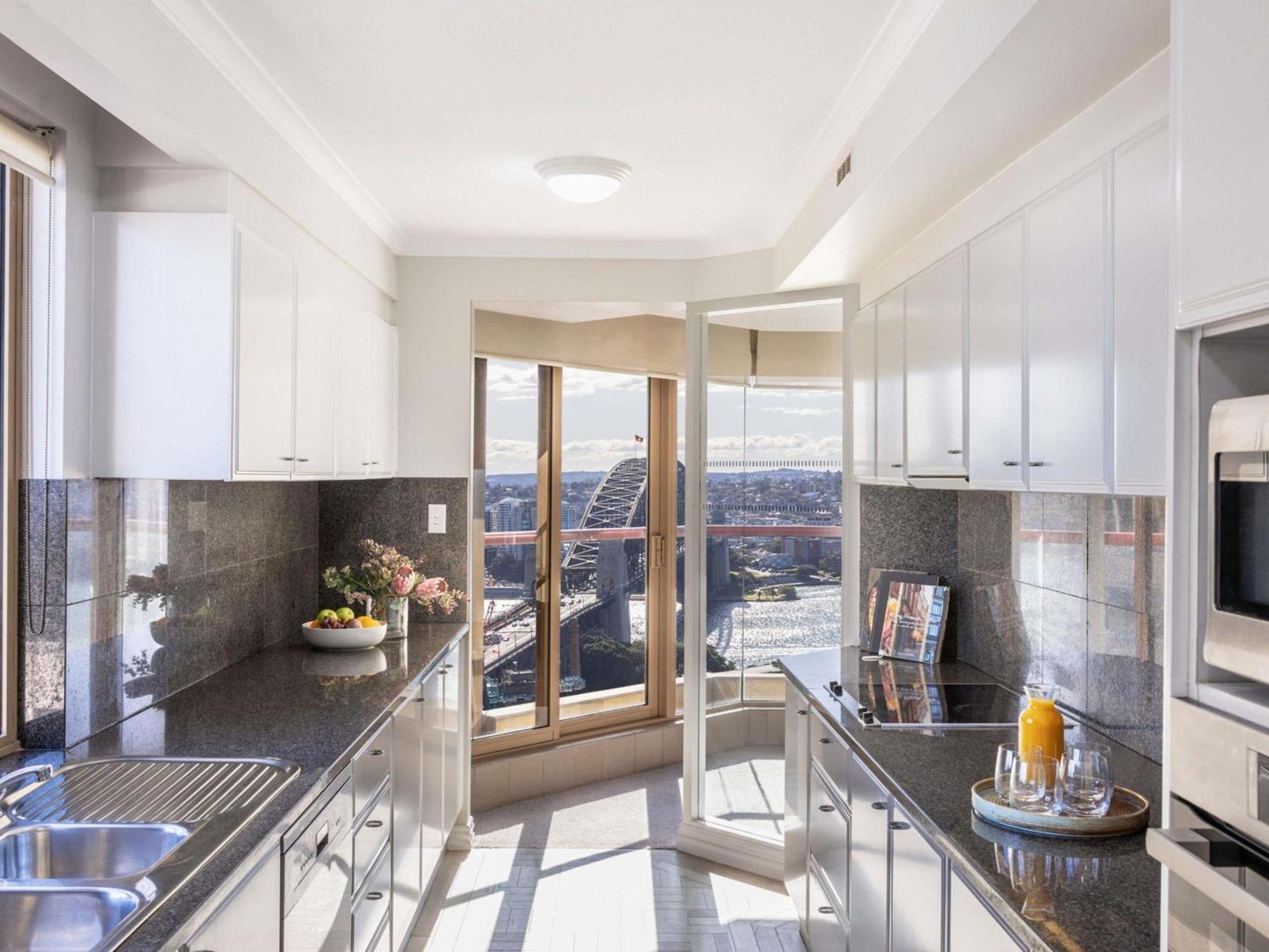 Three-Bedroom Apartment with Harbor View
