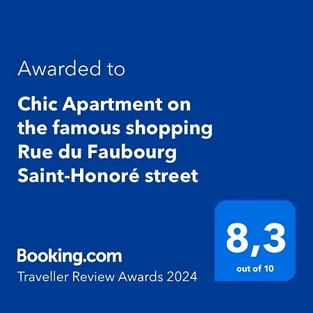 Chic Apartment On The Famous Shopping Rue Du Faubourg Saint-Honore Street-2