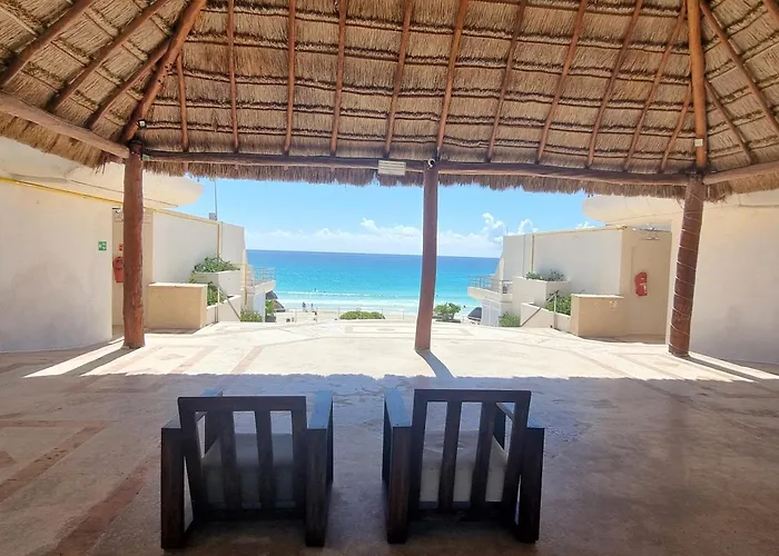 Villas Marlin 108 Frente Al Mar Terraza Cancun