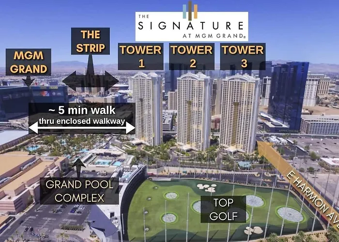 Mgm Signature Tower 2 8Th Floor 2-Suite Strip View Balcony No Resort Fee Las Vegas