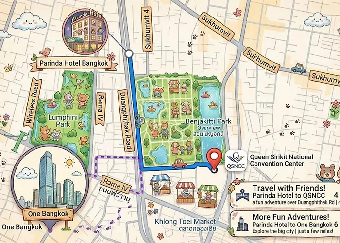 Parinda Hotel - Near Benjakitti Park & Queen Sirikit National Convention Center Bangkok